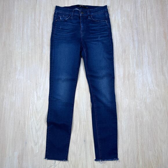 Hudson Jeans Denim - Hudson Nico Super Skinny Mid Rise Blue Dark Wash Casual Denim Jeans Women's 26